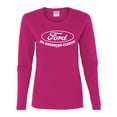 thumbnail image 2 of Wild Bobby, Ford Motors an American Classic, Cars and Trucks, Women Graphic Long Sleeve Tee, Fuschia, Large, 2 of 4