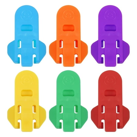 

Manual Easy Can Opener 6Pcs Color Soda Beer Can Opener Beverage Can Protector Premium Plastic Shields Tab Openers