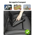 thumbnail image 2 of HOLEWOR Car Gun Safe, Small Pistol Safe Biometric Gun Lock Box for Handgun, Portable Fingerprint Quick Access Travel Gun Case for Nightstand Bedside, 2 of 6