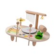 thumbnail image 2 of Juego de batería para niños, instrumentos musicales, juguete de aprendizaje de motricidad fina para jardín de infantes, juguete musical de madera para, 2 of 9
