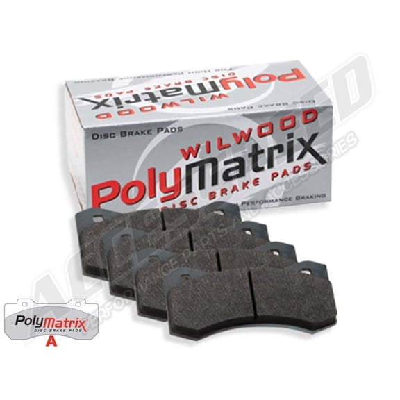 Wilwood 15A-10253K PolyMatrix A-Compound Brake Pad Set, Pad #8830