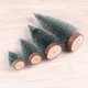 thumbnail image 4 of 7pcs Christmas Decorations Mini Sisal Christmas Trees Pine Trees Ornaments With Lamp And Wooden Base For Christmas Party Home Decoration, 4 of 5