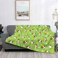 thumbnail image 2 of Fotbe Guinea Pigs Manta de Franela con Estampado, Manta Ultrasuave para Cama, Sofá, Auto, Hipoalergénica y Antibolitas-80"x60", 2 of 6