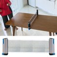 thumbnail image 3 of 1 PC Table Tennis Net Retractable Rack Sports Portable Replacement Anywhere Ping Pong Post Net Exercise Equipments Accessories Blue-gray, 3 of 6