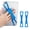 Blue, variant on 2 Pack Universal Elastic Silicone Tablet Hand Strap, Secure Finger Grip Holder for 7–12" Tablets & eReaders,Rose