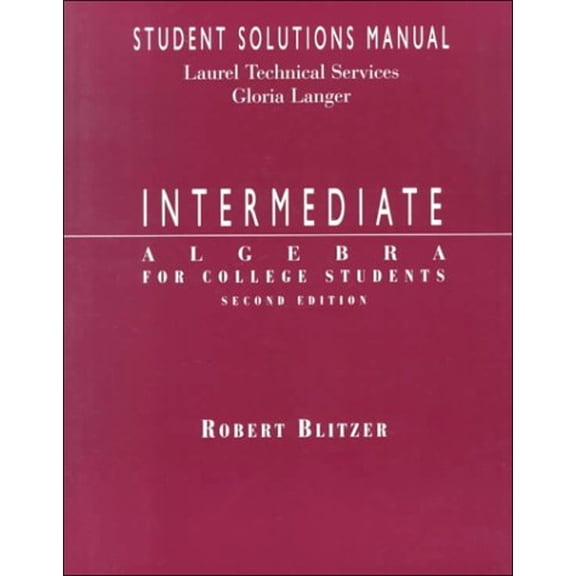Pre-Owned Intermediate Algebra, Used [Paperback]