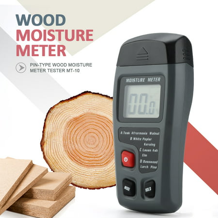 Ymiko Wood Moisture Detector, Digital LCD Wood Moisture Meter Humidity Tester Timber Damp (Best Damp Meter For Caravans)