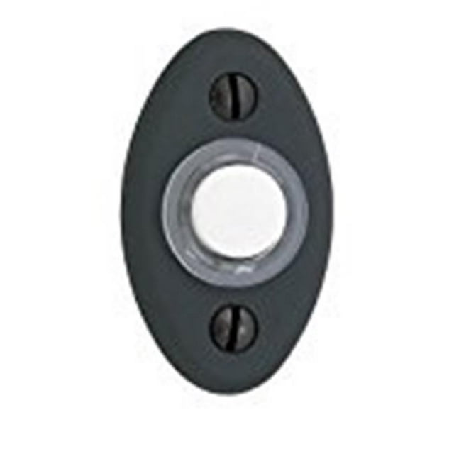 Baldwin 4852190 Bouton de Cloche Ovale - Noir