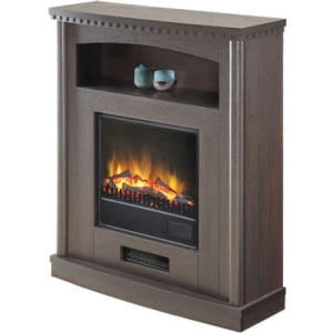 Comfort Glow Thompson Electric Fireplace Walmart Com
