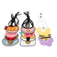 thumbnail image 3 of Bufanda 11pcs Toalla de Saliva Mascota Ajustable Lindo CARICATURA DE DIBUJOS Animados de Lana Tejida Babero de Cuello Para Gato para Fiesta Diaria, 3 of 7