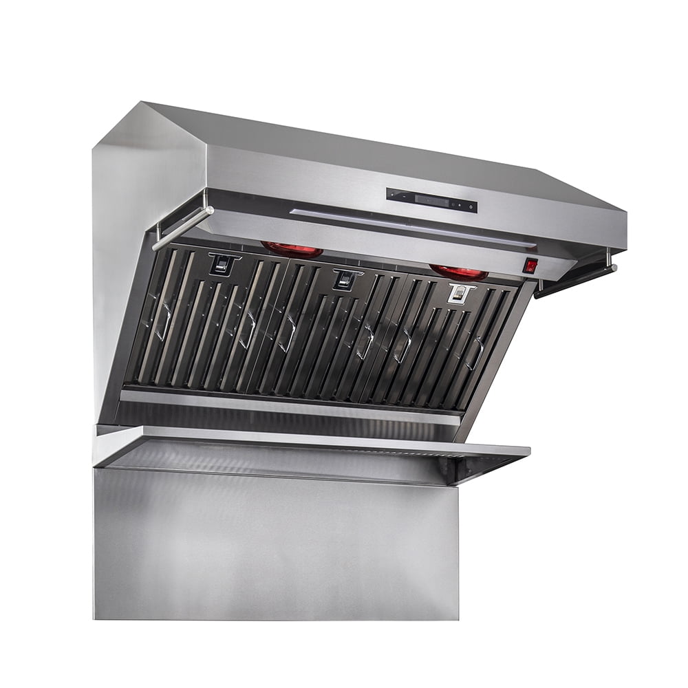 Savona - 36" Wall Mount Range Hood with Hybrid Filters & Back Splash