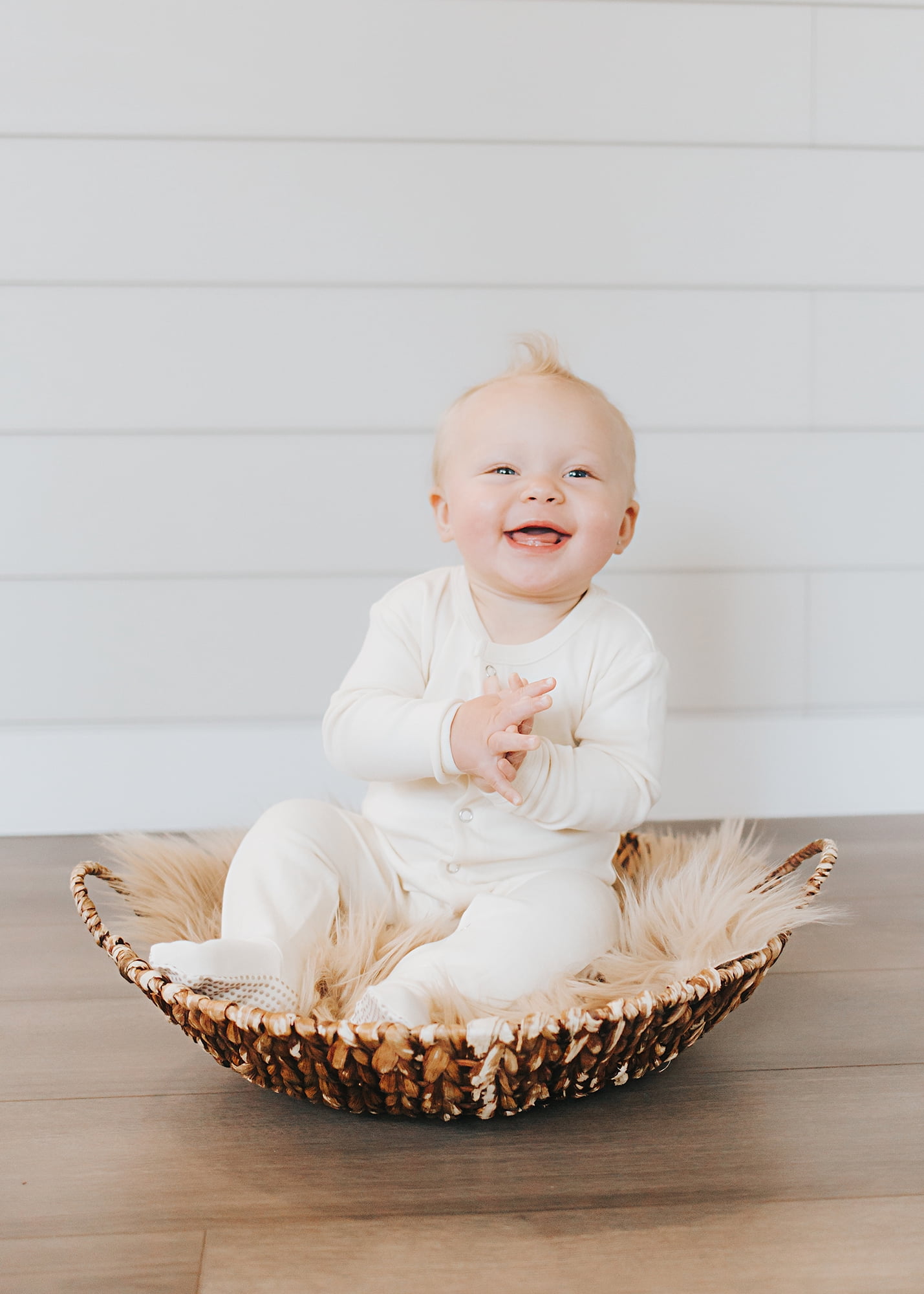 L'ovedbaby Baby Boy or Girl Unisex 100% Organic Cotton 3pc Gown, Sleep N Play & Hat Set, Size 0-3 Months