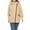 Khaki, variant on AOOCHASLIY Women 2023 Tops Clearance Womens Winter Clothes Plus Size Warm Hooded Leather Cotton Long Sleeve Coat