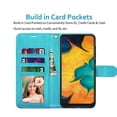 thumbnail image 2 of Galaxy A20 / A30 Case, Samsung Galaxy A20 / A30 Wallet Case, Galaxy A20 / A30 Leather Case, EBIZCITY PU Leather Folio Flip Cover Magnetic Closure TPU Shockproof Protective Case Kickstand Strap -Blue, 2 of 10