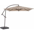 thumbnail image 2 of TrueShade Plus 9' x 9' Cantilever Square Umbrella with Light Antique Beige, 2 of 13
