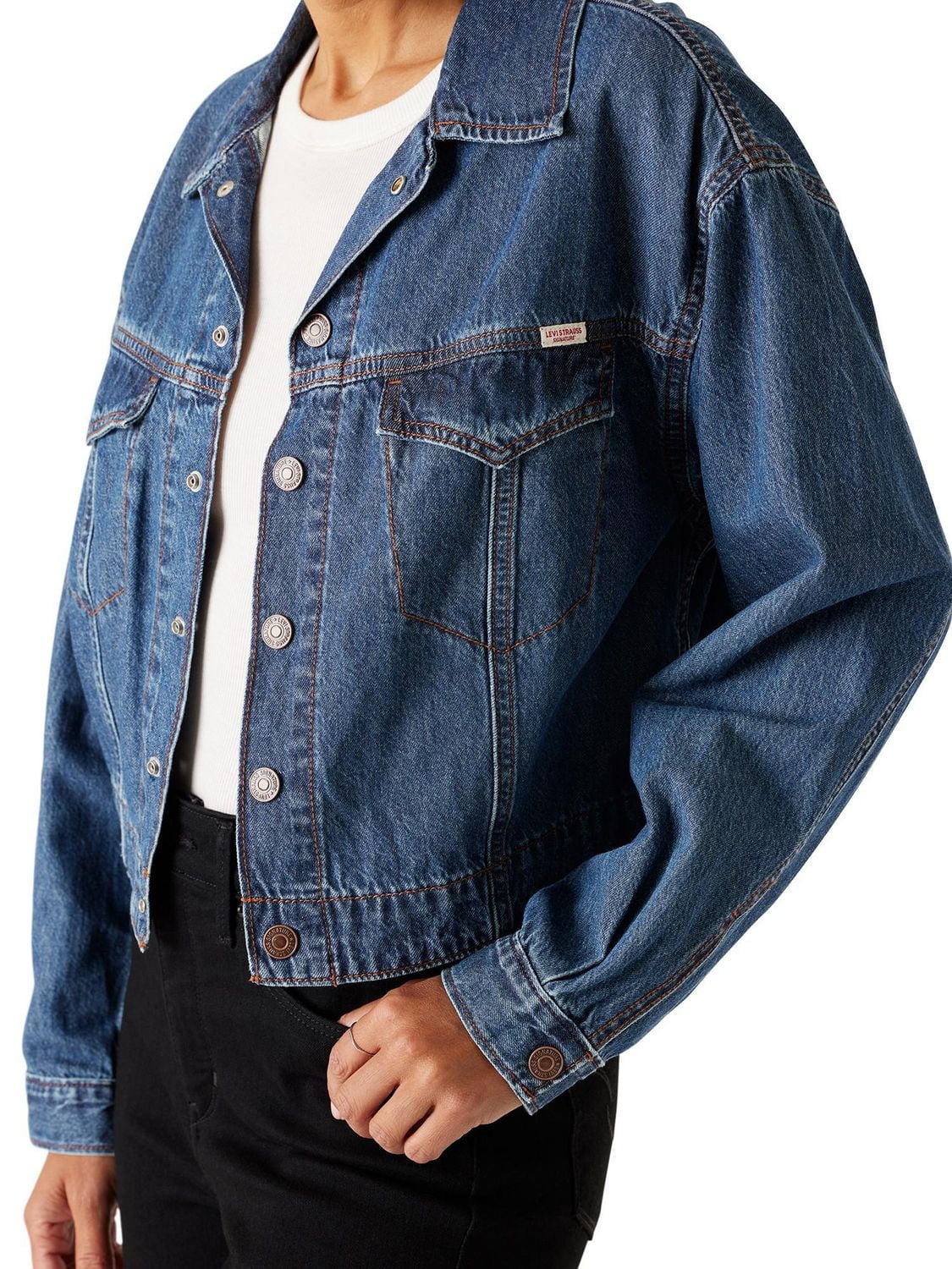 Blouson camionneur ancien pour femme Levi Strauss SignatureMC