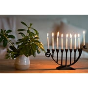 9 Candle Handmade Iron Chanukah Menorah by Stur-De
