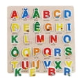 thumbnail image 1 of Wooden Alphabet Puzzle Board Alphabet Number Board for Kid Kindergarten Home Vietnamese B, 1 of 9