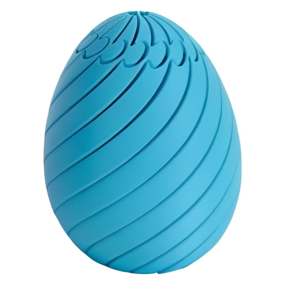 WANYNG Twisty Fidget Egg – 3D Printed Easter Egg with Hatching Dinosaur Design | Stress Relief Sensory Toy for Adults & Teens | Anxiety Fidget Spinner | Easter Basket Stuffer | 2.76 in