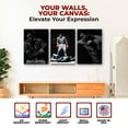 thumbnail image 3 of Muhammad Ali Canvas Wall Art by DreamController Set of 3 - 16x24 inches Wall Decor | HD Printed & Wooden framed wall art | Modern Wall Decor for Gift | Kids Room Decor | Made in USA, 3 of 5