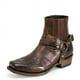 thumbnail image 1 of Botas de hombre de tacón bajo, botas retro bordadas, botas casuales de caballero de gran tamaño que combinan con todo, 1 of 5