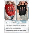 thumbnail image 5 of Anbech Heart Printed T-Shirt for Women Casual Colorful Graphic Hearts Tees Junior Girls Short Sleeve Tee Tops with Crew Neck, 5 of 10