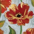 thumbnail image 2 of Robinson, Carol 20x20 Black Ornate Wood Framed with Double Matting Museum Art Print Titled - Crimson Crush III, 2 of 4