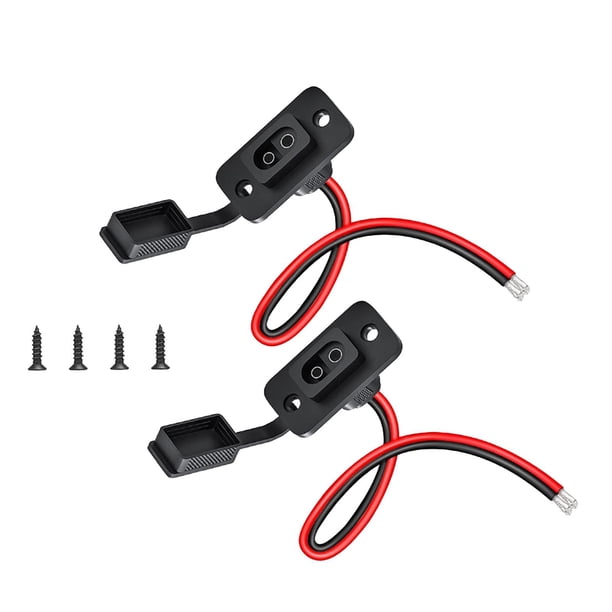 Cable de Extensión de Conector Rápido de Puerto de Pared Lateral, Accesorios de Enchufe SAE, 2 Piezas