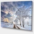 thumbnail image 2 of Cloudscape in White Winter Terrain - Landscape Canvas Art Print, 2 of 4