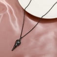 thumbnail image 3 of TIHLMK Friendship Necklace Gothic Punk Crow Skull Pendant Necklace Cold Wind Clavicle Chain, 3 of 4
