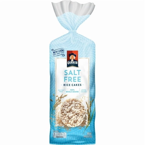 Quaker Salt-Free Rice Cakes, 4.47 Oz..