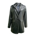 thumbnail image 4 of Douhoow Punk Style Women Leather Jacket Turn-down Collar Streetwear Ladies Loose Pop Coat, 4 of 9