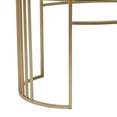 thumbnail image 4 of DecMode Metal Bench with Velvet Seat, Black, 4 of 9
