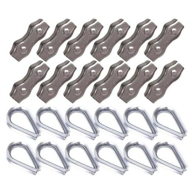 BTOER 12 Pcs Pince Duplex et Kit de Fil à Coudre Corde en Acier Inoxydable 304 Pinces en Fil d'Acier Inoxydable 304