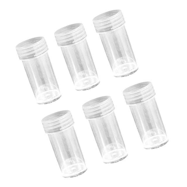 Yuarrent 24 Uds botellas de almacenamiento de diamantes 5d Diy caja de accesorios de pintura de diamantes contenedores redondos de plástico para joyas Artesanía No.01 Yuarrent HA004659-01