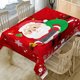 thumbnail image 1 of Mantel navideño rectangular ZOELNIC, funda de tela elástica para silla, funda protectora clásica para mesa navideña, ideal para el hogar, la cocina, el comedor y la decoración de fiestas., 1 of 5