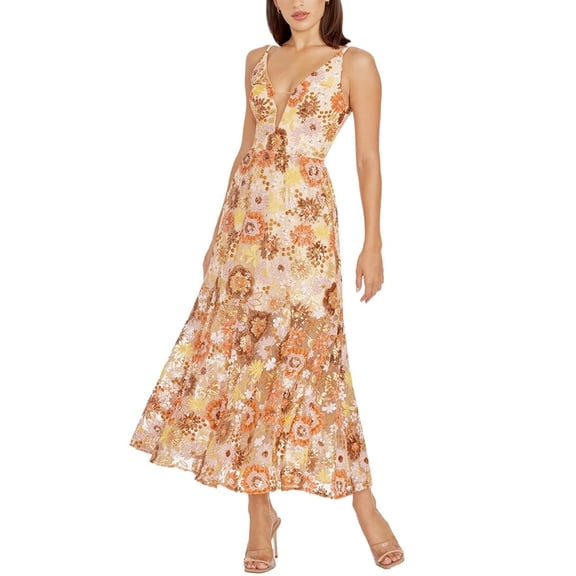 Dress the Population womens Sierra Fit & Flare Dress, s