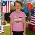 thumbnail image 2 of WAYUTE Boys Shirts Crewneck 250th Anniversary USA Shirt Patriotic Graphic 4th of July Festival Kids Youth Trendy Top Casual Summer, 2 of 4