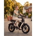 thumbnail image 3 of Heybike Saturn Electric Bike for Adults 20", 750W E-Mountain Bike with Speedometer, 52V 18.4AH Removable Battery 50 Miles E Bicycle Class 3,UL2849, 3 of 9