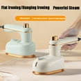 thumbnail image 3 of Baweilder Handheld Portable Iron,Baweilder Steamer,Portable Steamer Iron,Portable Steam Irons with Anti-Scald Base,360° Rotatable,2 in 1 Mini Travels for Travel and Home, 3 of 7