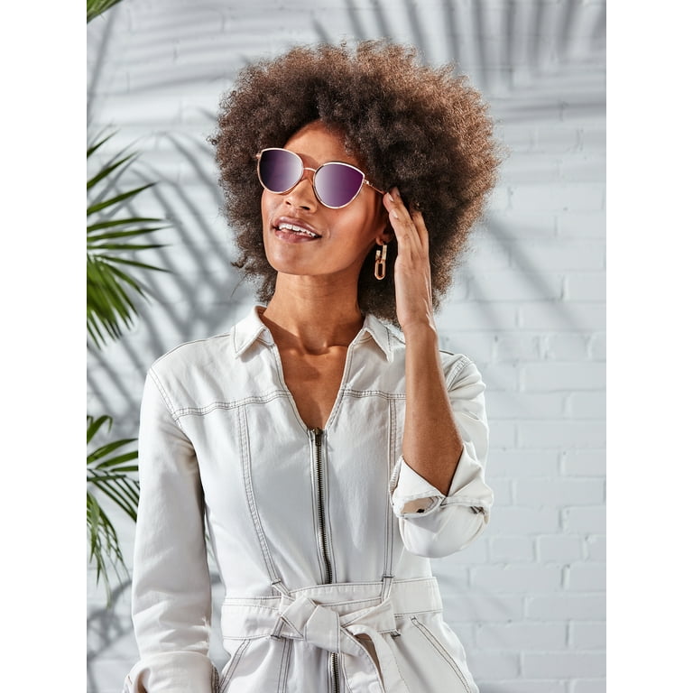 Foster Grant Premium Cat Eye Metal Adult Sunglasses - Walmart.com