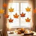 thumbnail image 7 of Fall Tree Ornaments,Maple Leaf Hanging Decorations,Maple Leaves Hanging Ceiling Decor,Mini thanksgiving Tree Decorations for thanksgiving Party Supplies Autumn Harvest Ceiling Hanging,Orange 8PCS, 7 of 7