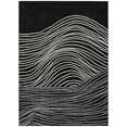 thumbnail image 2 of Addison Rugs Chantille Indoor/Outdoor Transitional Stripes Black Machine Washable Rectangle Rug, 3' x 5', 2 of 8