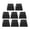 Black, variant on Speakers Shock Absorbing Foot Mats Elastomer Damper Vibrations Isolation Feet Silicone for Turntable Amplifiers Recorders