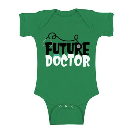 Awkward Styles Future Doctor Bodysuit Short Sleeve for Newborn Baby Funny Gifts for 1 Year Old Cute Doctor One Piece Outfit for Baby Girl Cute Doctor One Piece Outfit for Baby Boy Doctor to