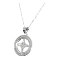 thumbnail image 2 of JOYARIS Collar Redondo Con Zirconias Nudo De Bruja Plata Ley 925 DM-0001121, 2 of 3