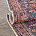 thumbnail image 6 of Well Woven Lotus Daliah Vintage Persian Oriental Machine Washable Flat-Weave Distressed Red 2'7" x 9'10" Runner Area Rug, 6 of 7
