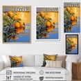 thumbnail image 4 of Designart "Tangerine Twilight In Sunset Sienna IV" Fruits Canvas Prints, 4 of 7
