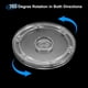 thumbnail image 3 of Uxcell 4 Pack Acrylic Lazy Susan Turntable, 5 Inch Clear Turntable Organizer Ball Bearing 360 Degree Rotating Tray for Spice Rack Table Cake Kitchen Pantry Decorating Bathrooms, 3 of 7