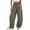 Gray, variant on Women's Fashionable Solid Color Elastic Waist Pocket Casual Sweatpants Pants for Women's Comfortable Lounge and Everyday Casual Wear,Black,2XL